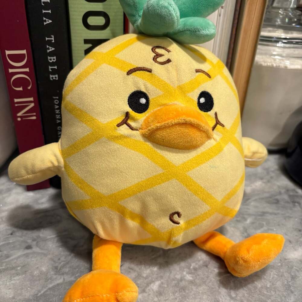Moriah Elizabeth Official Georgie Pineapple Duck Plush 10 Inch Stuffed Animal